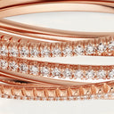 Belle Vante Etincelle Semi-Paved Bracelet Rose Gold 147 Diamonds