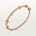 Belle Vante Ecrou Diamond Bracelet Rose Gold 3.5mm
