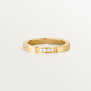 Belle Vante Maillon Panthère Wedding Ring 4 Diamonds Yellow Gold