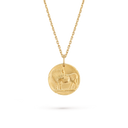 Zodiaque Tauri Taurus Medal Pendant