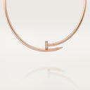 Belle Vante Juste un Clou Torque Necklace Diamond Rose Gold
