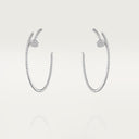 Belle Vante Juste un Clou Hoop Earrings Large Paved