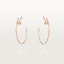 Belle Vante Juste un Clou Hoop Earrings Large Model Diamonds