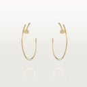 Belle Vante Juste un Clou Hoop Earrings Large Model Diamonds