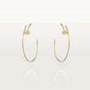 Belle Vante Juste un Clou Hoop Earrings Large Model Diamonds