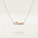Belle Vante Panthère Pendant Necklace Diamonds 18k Rose Gold