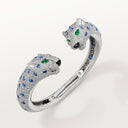 Belle Vante Panthère Paved Bracelet 10.81ct Diamond White Gold Sapphire