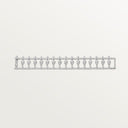 Belle Vante Pluie Collection White Gold Diamond Bracelet