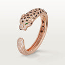 Belle Vante Panthère Bracelet Obsidian Paved 18K Rose Gold