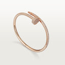 Belle Vante Juste un Clou Bracelet Classic Model Semi-Paved Rose Gold
