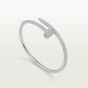 Belle Vante Juste un Clou Bracelet Semi-Paved White Gold