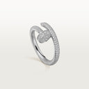 Belle Vante Juste un Clou Ring Classic Model Paved White Gold Diamonds