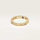Belle Vante Maillon Panthère Wedding Ring Semi-Paved Yellow Gold