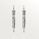 Belle Vante Panthère Small Model Paved Earrings Rose Gold
