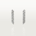 Belle Vante Reflection Diamond Earrings Large Model 18k White Gold