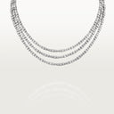 Belle Vante Essential Lines Necklace White Gold Brilliant-Cut Diamonds