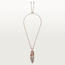 Belle Vante Panthère Long Necklace Rubellite Large Model Paved