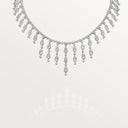 Belle Vante Pluie Necklace White Gold 25.74 Carat Diamonds