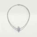 Panthère de Belle Vante Necklace, Sapphire, Multi-Wear, Paved