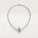 Belle Vante Panthère Multi-Wear Paved Necklace White Gold Diamonds