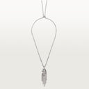 Belle Vante Panthère Long Necklace Large Paved White Gold