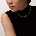 Belle Vante Juste un Clou Torque Necklace Small Model Rose Gold