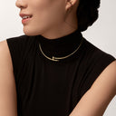 Belle Vante Juste un Clou Torque Necklace Small Model Yellow Gold