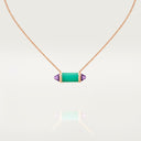 Belle Vante Les Berlingots Pendant Rose Gold Chrysoprase And Amethyst