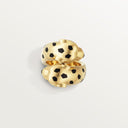 Belle Vante Panthère Articulated Ring Yellow Gold Onyx Emerald