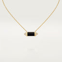 Belle Vante Les Berlingots Pendant Semi-Paved Yellow Gold Onyx Diamonds