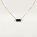 Belle Vante Les Berlingots Pendant Semi-Paved Yellow Gold Onyx Diamonds