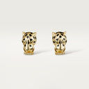 Belle Vante Panthère Earrings 18k Yellow Gold Lacquer Diamonds