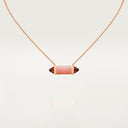 Belle Vante Berlingots Pendant Rose Gold Pink Chalcedony Garnet