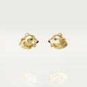 Belle Vante Panthère Stud Earrings Yellow Gold Tsavorite Garnets Onyx