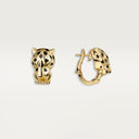 Belle Vante Panthère Earrings 18k Yellow Gold Lacquer Diamonds