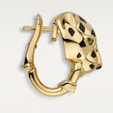Belle Vante Panthère Earrings 18k Yellow Gold Lacquer Diamonds