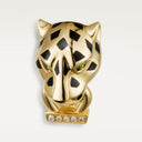 Belle Vante Panthère Earrings 18k Yellow Gold Lacquer Diamonds