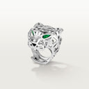 Panthère de Belle Vante Ring White Gold Tsavorite Onyx