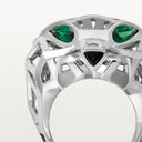 Panthère de Belle Vante Ring White Gold Tsavorite Onyx