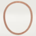 Belle Vante Clash Flexible Double Necklace Rose Gold