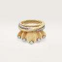 Belle Vante Grain de Café Diamond Ring 18k Gold