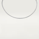 Belle Vante Essential Lines Necklace Brilliant Cut Diamonds White Gold