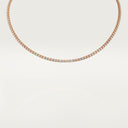 Belle Vante Lignes Essentielles Diamond Necklace Rose Gold 7.41ct