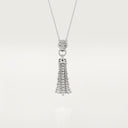 Belle Vante Panthère Necklace Semi-Paved 65cm White Gold