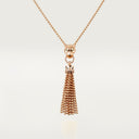 Panthère de Belle Vante Long Necklace Diamonds Rose Gold
