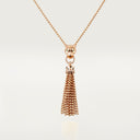 Panthère de Belle Vante Long Necklace Diamonds Rose Gold