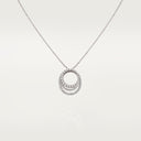 Belle Vante Etincelle Paved Pendant White Gold 97 Diamonds