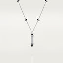 Belle Vante Les Berlingots Pendant Paved White Gold Onyx Diamonds