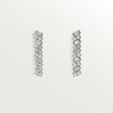 Belle Vante Reflection Earrings Diamonds 18k White Gold