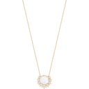 Medium Rose Gold Mother-Of-Pearl Diamond Pendant